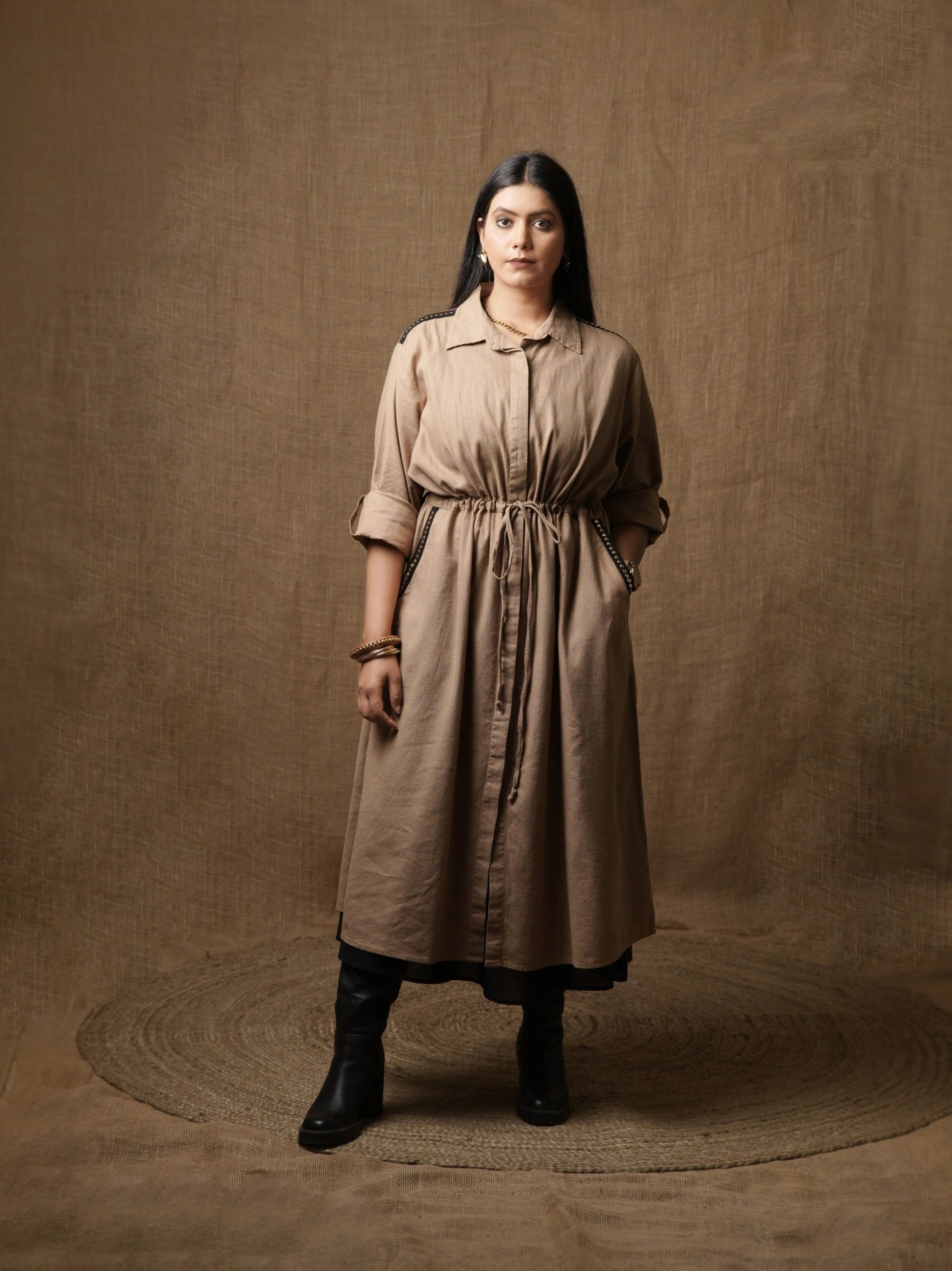 The Ultimate Beige Cambridge Dress
