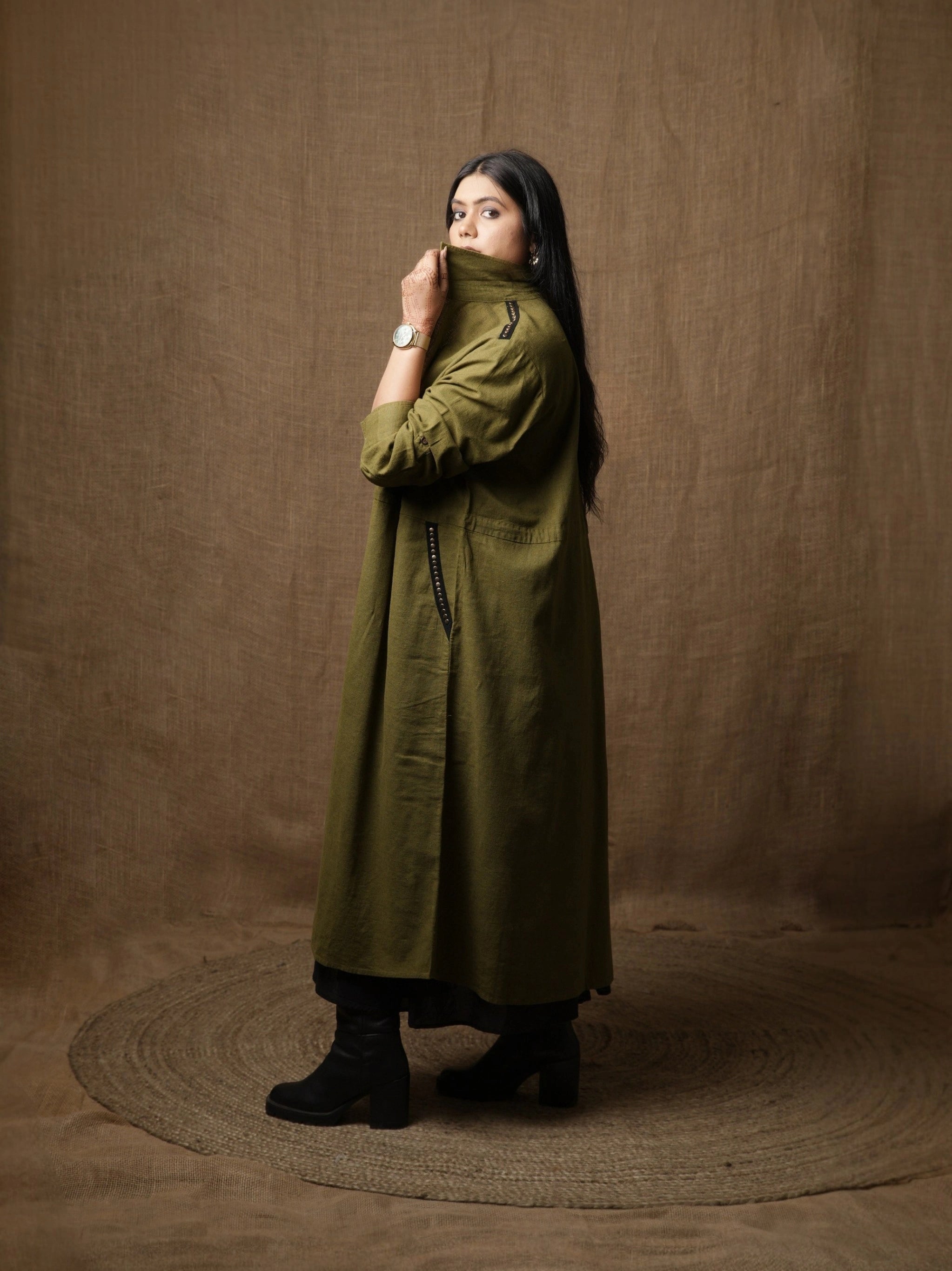 The Ultimate Olive Cambridge Dress