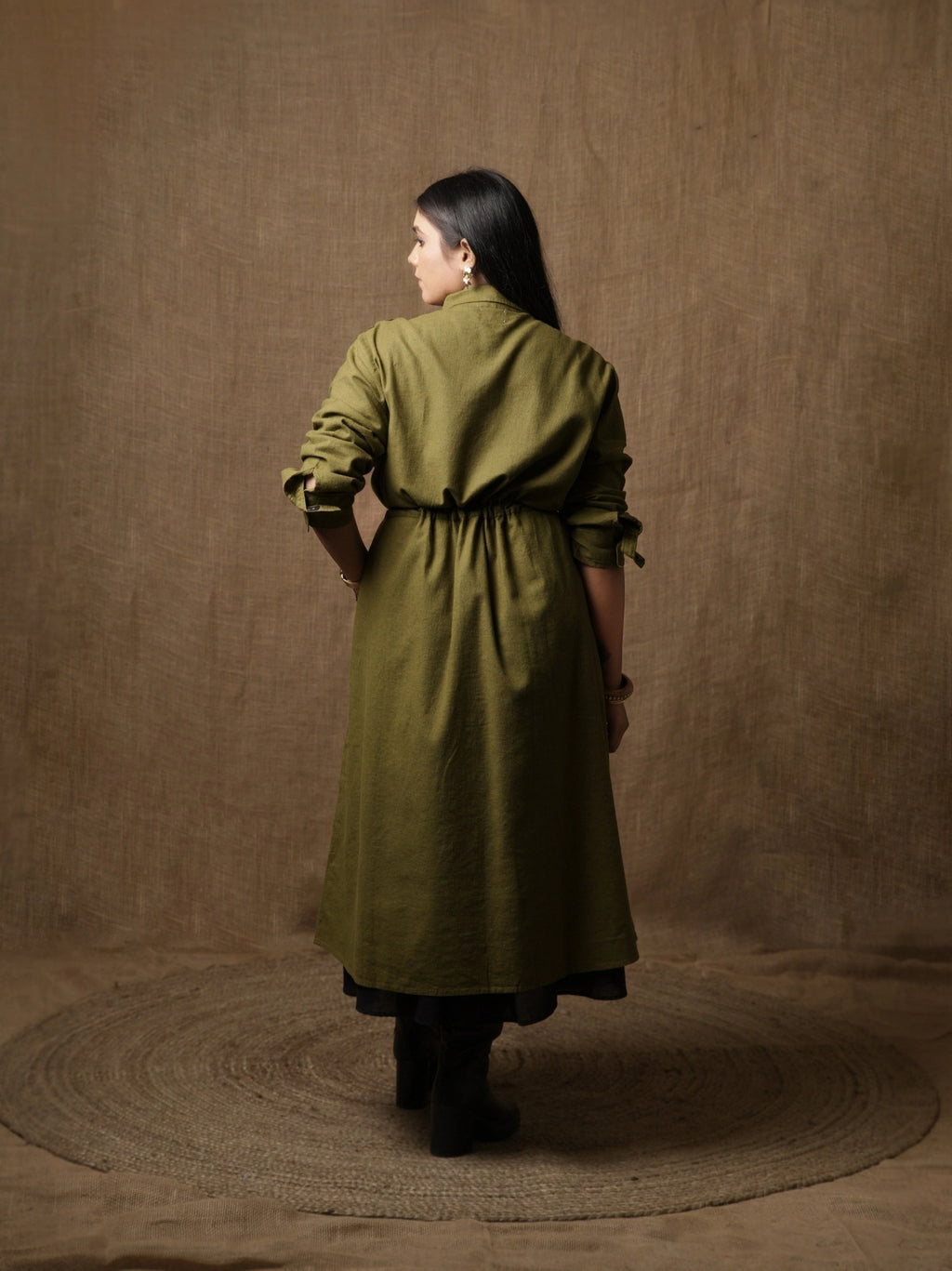 The Ultimate Olive Cambridge Dress