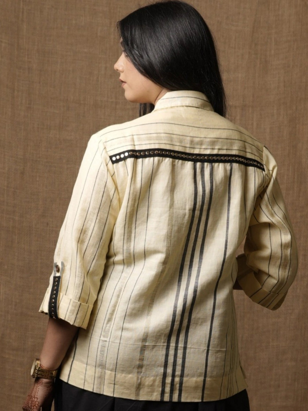 POLICE SHIRT TOP - LEMON