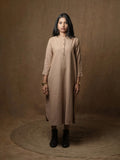 THE CLASSIC KURTA DRESS  - BEIGE