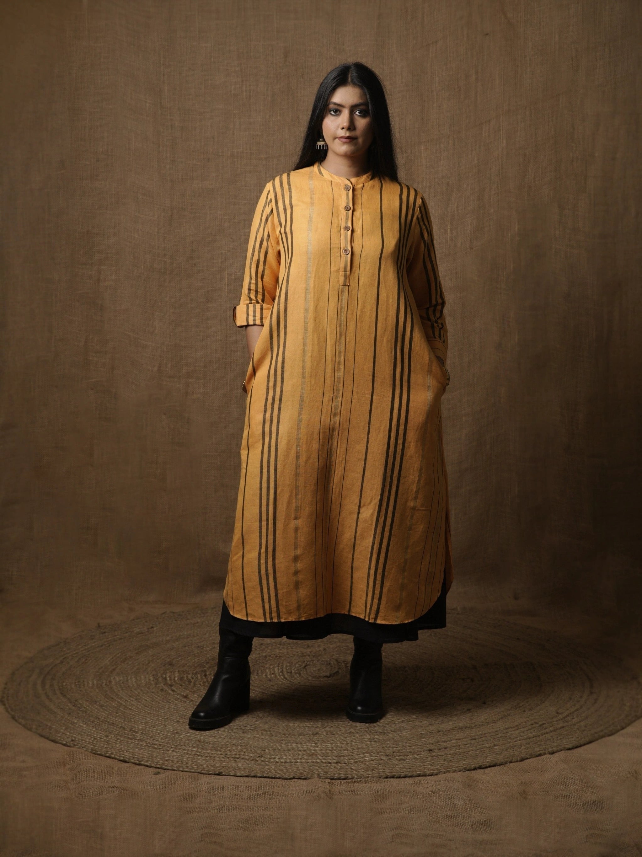 THE CLASSIC KURTA DRESS  - MANGO