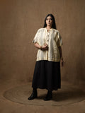 WRANGLEN SLEEVE LEMON SHIRT TOP
