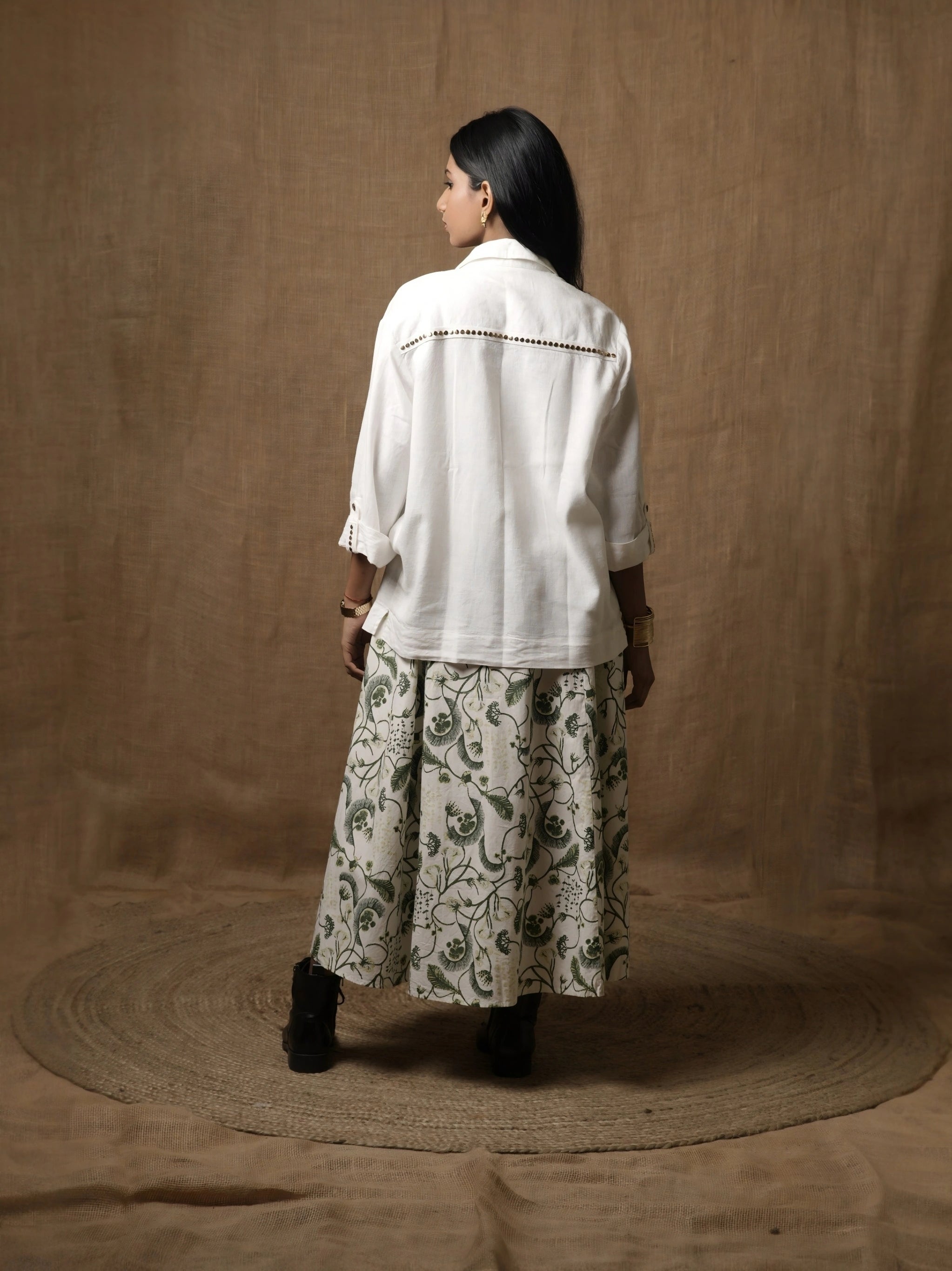 POLICE SHIRT TOP - WHITE